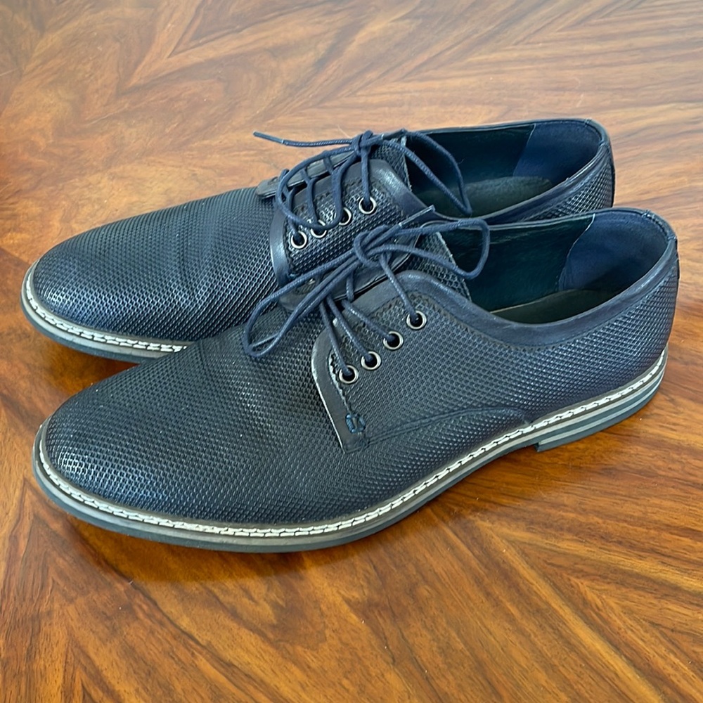 Joseph Abboud Mens Navy Dress shoe 10.5